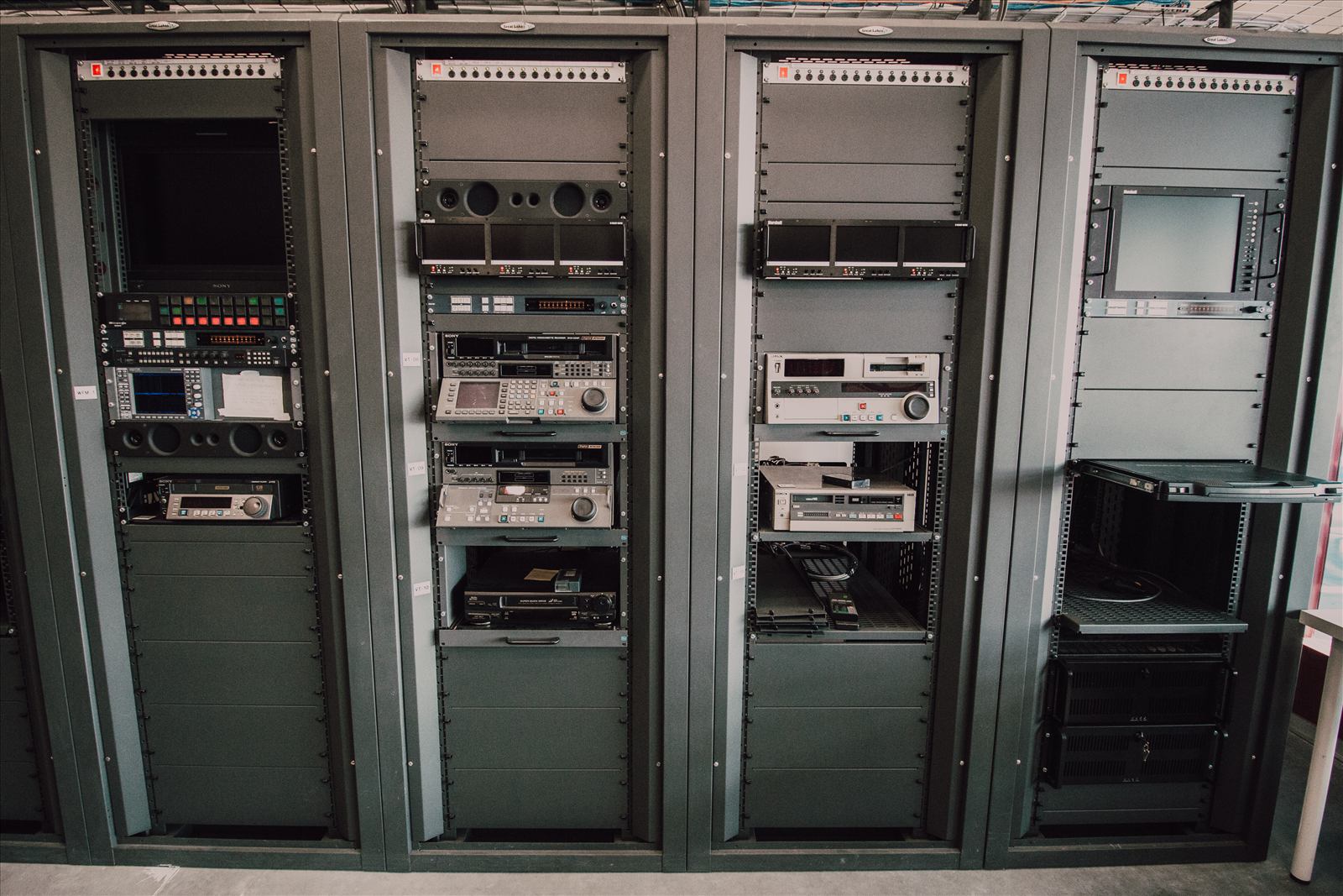 ORIGO Studios post-production equipment racks