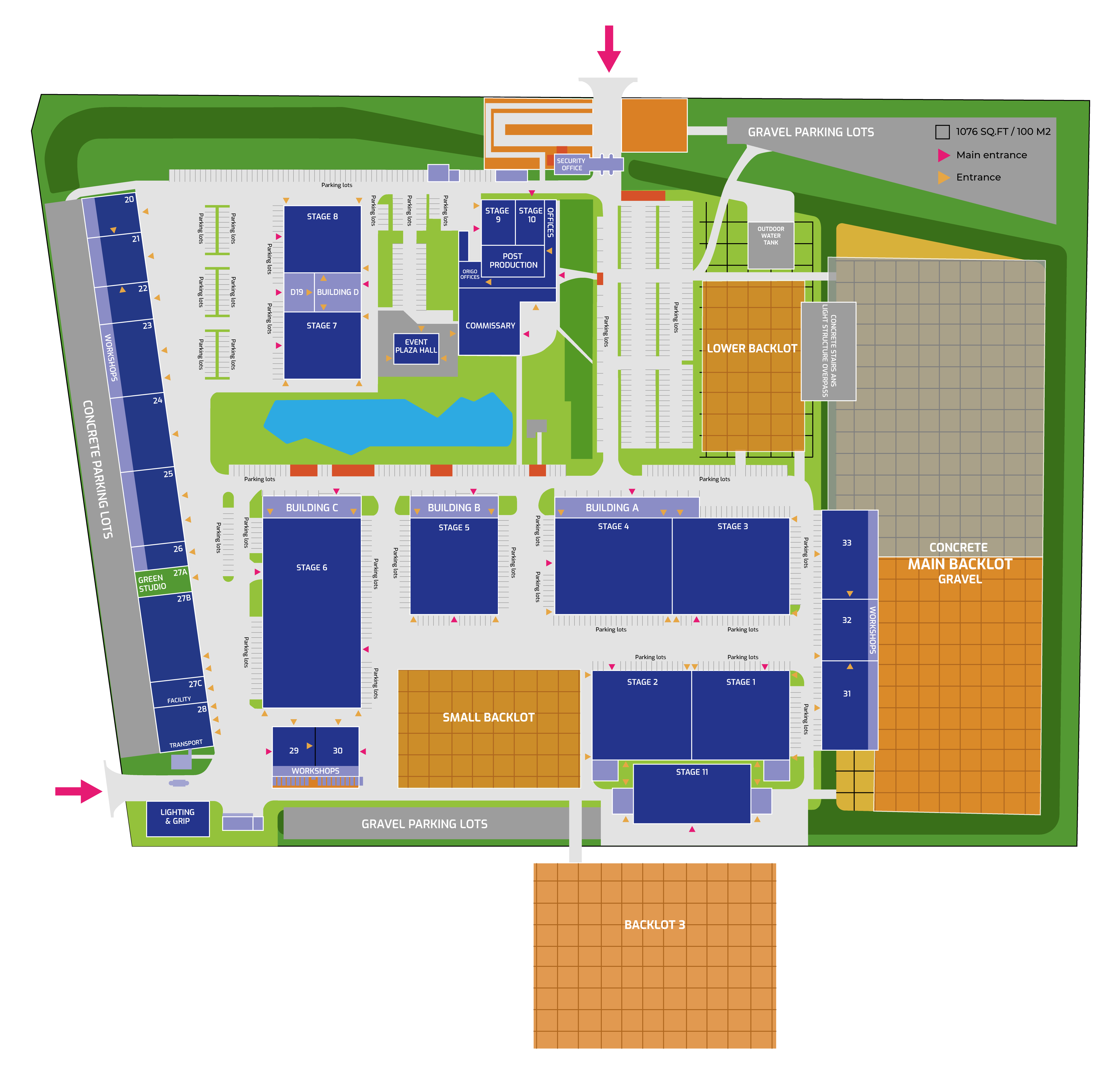 ORIGO Studios site map