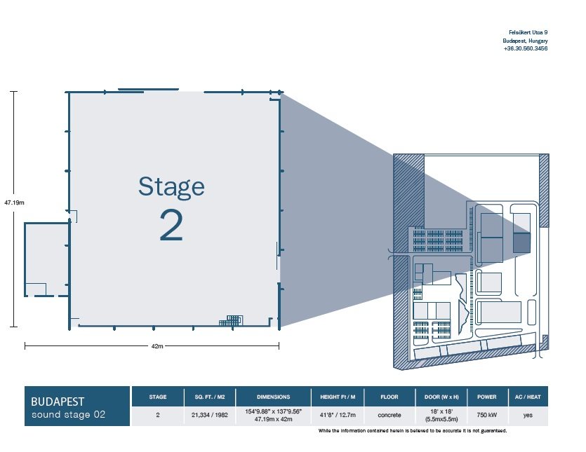 Stage 2 soundstage floor plan