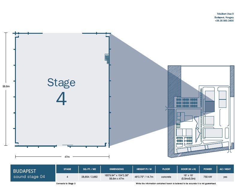 Stage 4 soundstage floor plan